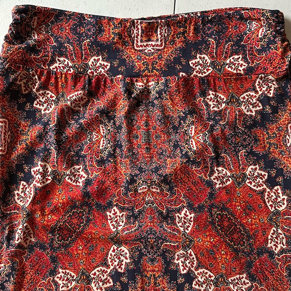 Long colorful skirts